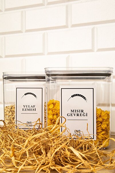 DNS HOME 2-Piece Storage Container Storage Box Container Mica Set 2100 ml