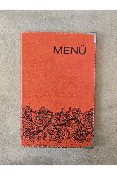ankara menü A5 Menu - Transparent Acidate Design