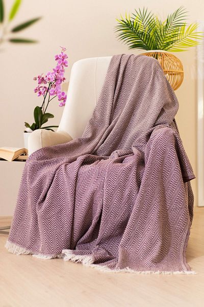Tabu Home Woven Cozy Comfort Claret Red TV Cover