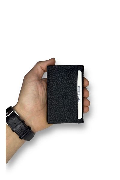 Roan Θήκη Vegan Cardholder Μινιμαλιστική Σχεδίαση Διαφανής Ανδρική θήκη πιστωτικής κάρτας και πορτοφόλι με τσέπη ταυτότητας