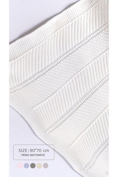 FURKYY Striped Knitwear Blanket - Newborn