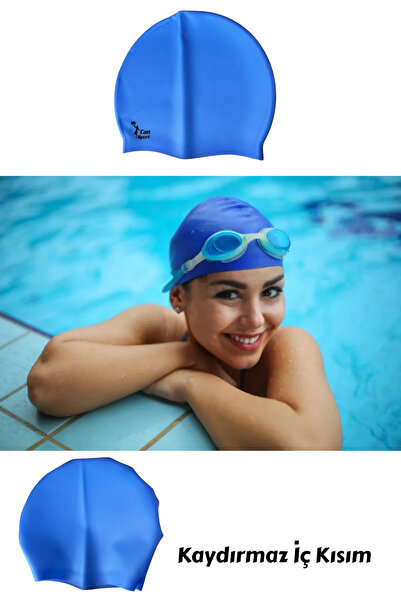 YILDIRIM OYUNCAK Silikon Deniz Ve Havuz Bonesi - Yüzücü Silikon Düz Renk Bone