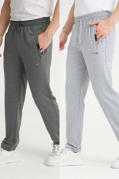 RDR-X Ανδρικό Anthracite - Grey Casual Cut ίσιο πόδι Κέντημα Λεπτομερή βαμβακερό ύφασμα φούτερ