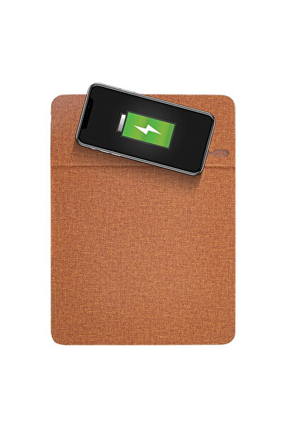Mas Wireless Mouse Pad Kahve 6614