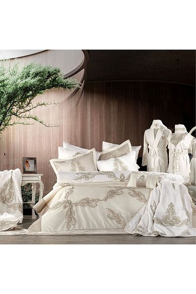 Antepiş Home Premium Cappuccino Tiara 20 Piece Dowry Set