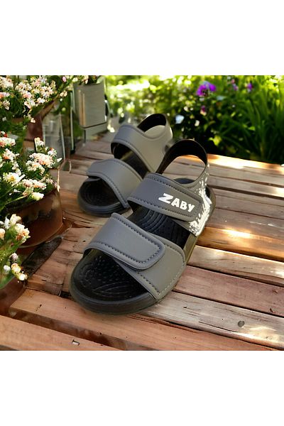 mustey Boys' Sandals - Soft Sole and Velcro Design