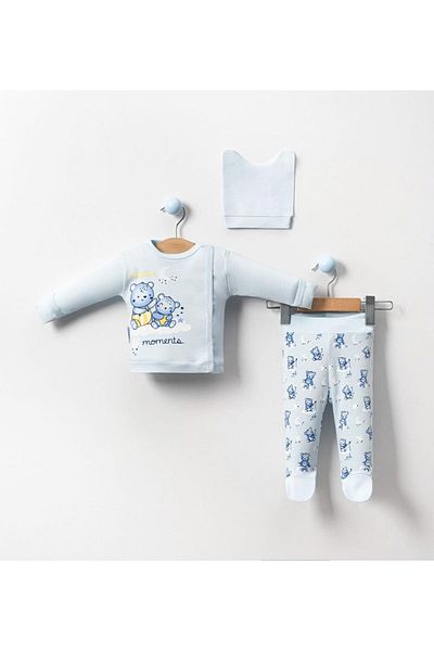 sahra bebek 2-Piece Birth Set - Stain-Proof, Waterproof Thermal Baby Care Bag and 100% Cotton Hospital Exit