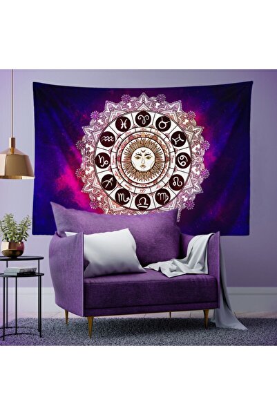 PASAJ HOME Zodiac Astroloji Duvar Örtüsü