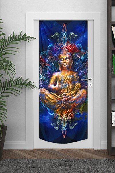 PASAJ HOME Blue Buddha Kapı Örtüsü