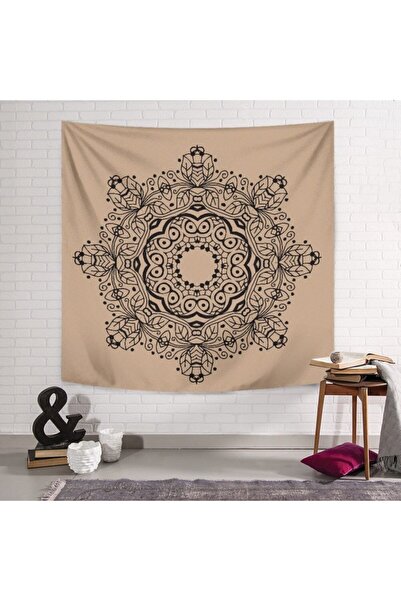 Cream Mandala Wall Cover