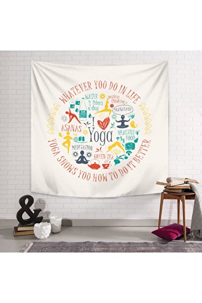 PASAJ HOME Asanas Yoga Duvar Örtüsü