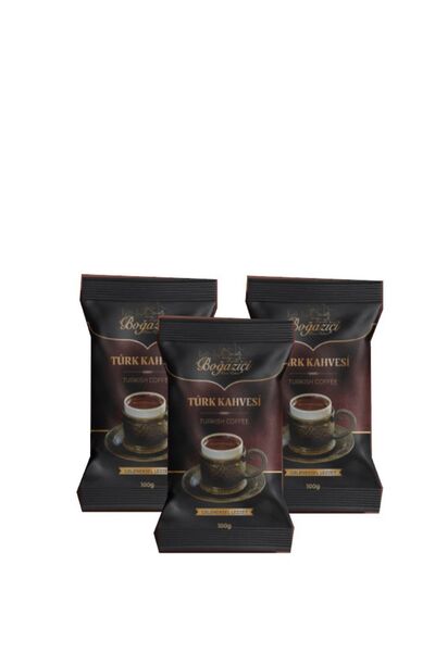 TARİHİ BOĞAZİÇİ KURUKAHVE قهوة تركية تاريخية بوغازي 3x100 جرام