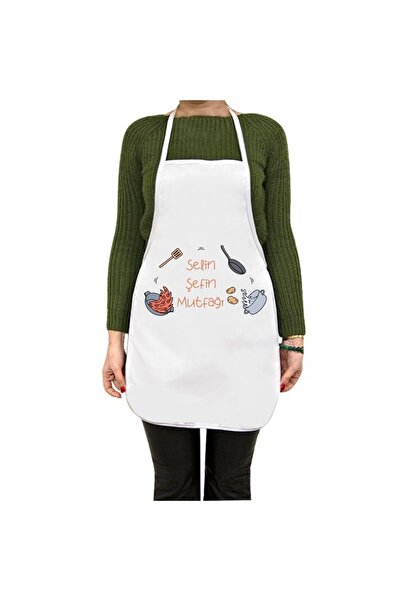 Atatuğ Hediyelik Kişiye Özel İsimli Mutfak Önlüğü