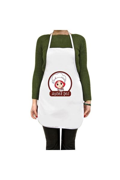 Atatuğ Hediyelik Kişiye Özel İsimli Mutfak Önlüğü
