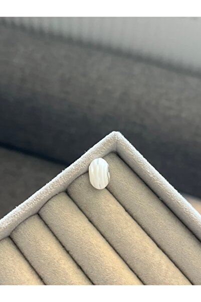 asaf Çizgili renkli murano charm | gümüş kaplama