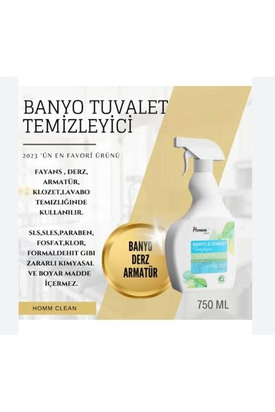 Homm Bitkisel BANYO & TUVALET TEMiZLEYiCi