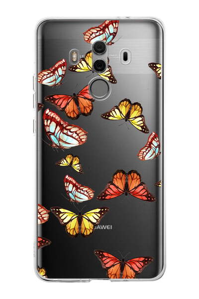 PrintiFy حافظة شفافة مطبوعة مقاس 1 ملم بألوان مائية 2 متوافقة مع هاتف Huawei ...