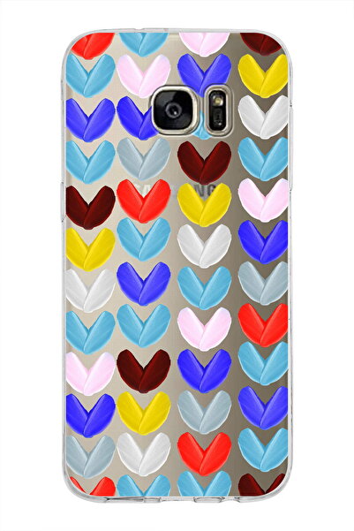 PrintiFy حافظة شفافة مطبوعة مقاس 1 ملم بألوان مائية 1 متوافقة مع هاتف Samsung...