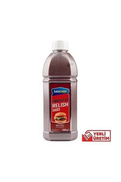 SAUCHEF Burger Relish Sos 2200gr X 6 Adet - 1 Koli