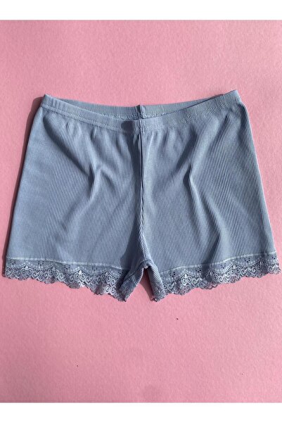 VicTroy Camisole 3-Piece Green, Dried Rose and Blue Color Cotton Ribbed Women's Boxer-Shorts 50V22