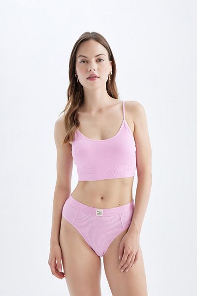 DeFacto Rib Slip Panties - W8737AZ24SP - Fall in Love