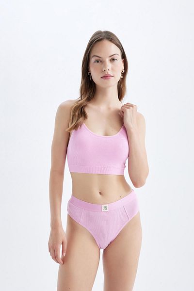 DeFacto Rib Slip Panties - W8737AZ24SP - Fall in Love