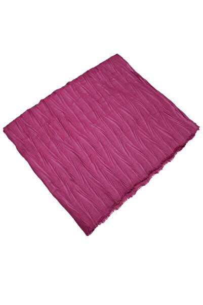 Han Ticarethane Bamboo Red Pleated Shawl