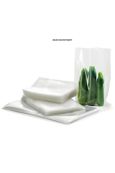 sgeteknoloji 50 PCS 20x30 SERRATED VACUUM BAGS