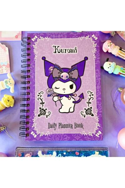 NaSaDAN Kuromi ve Arkadaşları Stickerlı Motivasyon Ajanda Planlayıcı