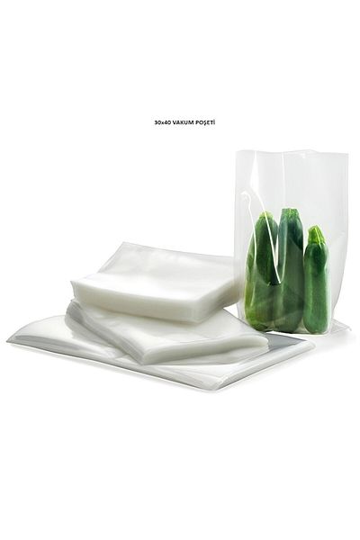 sgeteknoloji 25 PCS 30x40 SERRATED VACUUM BAGS