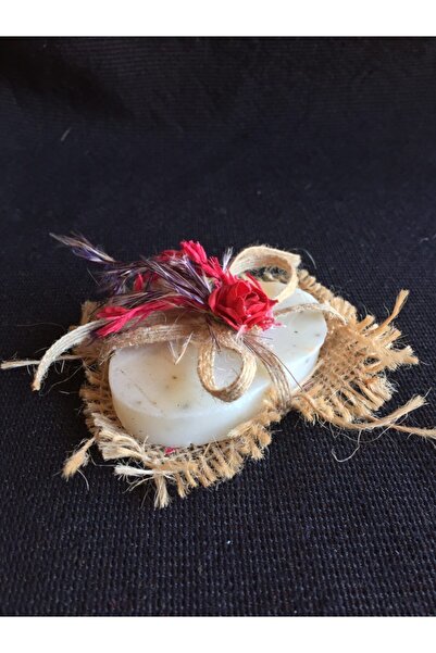 GÜVEN Kokulu Taş Sabun Jüt Kumaşlı Söz Nişan Doğum Hediyelik 24 adet