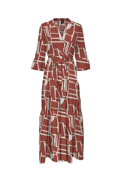 Vero Moda VMZERA Langes Kleid - Bequemer Schnitt