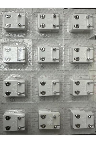 nina White beyaz inci Kulak Delme Küpesi 12 çift