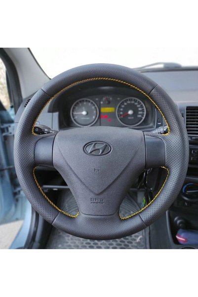 imza direksiyon kılıfı Hyundai Accent Era Araca Özel Direksiyon Kılıfı (Düz N...
