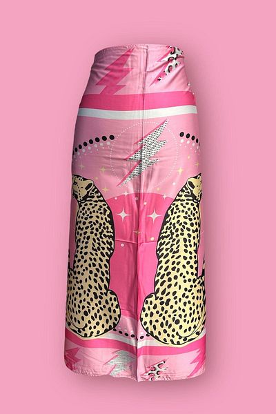 BAHELS Viral Leopard Pattern Special Design Pareo - 95*145 cm