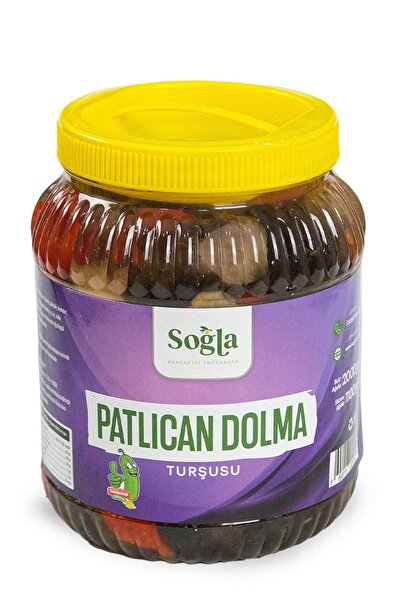 SOĞLA ZEYTİNCİLİK Doğal Patlıcan Dolma Turşusu 1100gr