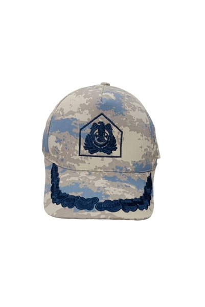 Burak Askeri Malzeme Camouflage Colored Embroidered Air Force - Topsubay Hat Cap
