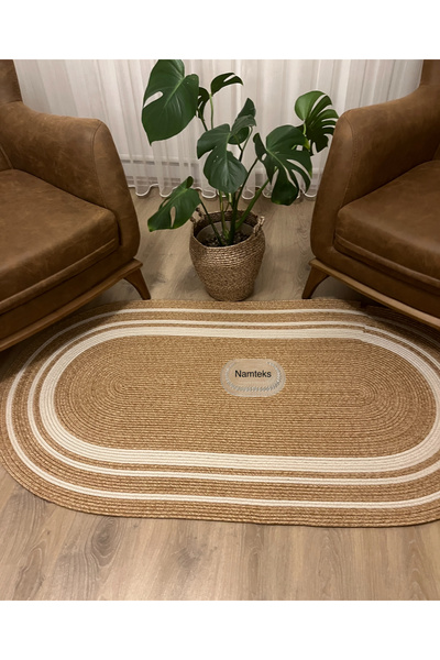 Modern's Wicker, Patterned Natural Jute Rug, Kitchen,living room Rug /souvenir, Home Decor ,dowry
