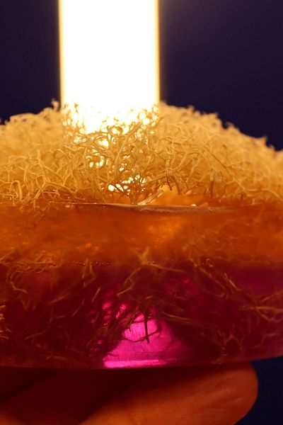 FANTASTİK SANAT ATÖLYESİ Orange Fiber Bath Soap - Jasmine Scented, Gift Therapy Pumpkin