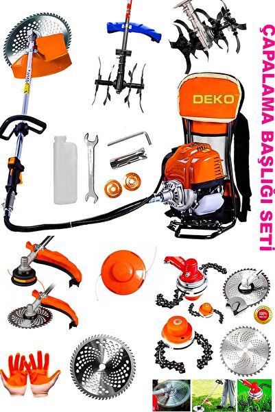 DEKO TURKEY 4x4 Ultra Performans Yüksek Elmas Bıçaklı Çelik Çapalama + Benzin...