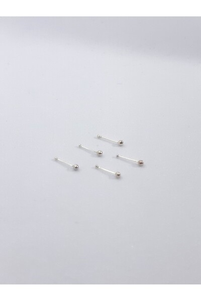 Set 925 Ayar Gümüş 5 Adet 1,5 mm Top Hızma