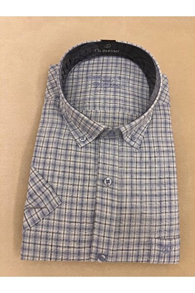 DENİZLİFE Short Sleeve Checkered Dad Shirt