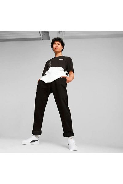 Puma Унисекс бели черни маратонки