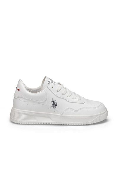 U.S. Polo Assn. Women's White Casual Sneaker Shoes