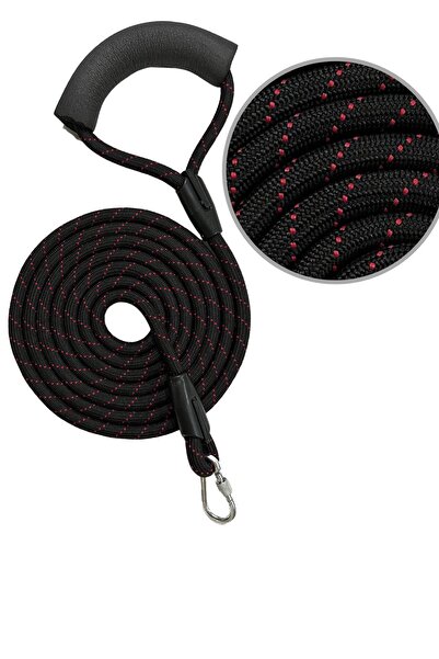 Cocopet Köpek Gezdirme Tasma Kayışı Siyah 40 Kg'a Kadar Köpekler Için Tasma Halatı Gezdirme Ipi