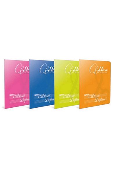 Gıpta غطاء Mica Wire Stitch Pp. دفتر موسيقى (17*24) - 40 ورقة