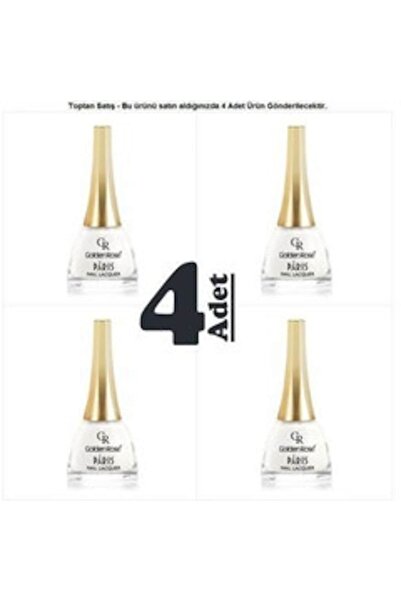 Golden Rose Paris Oje 03 Şeffaf Beyaz X 4