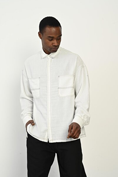 Rocqerx R-3965 Подвійні кишені, детально опрацьований комір, довгі рукави