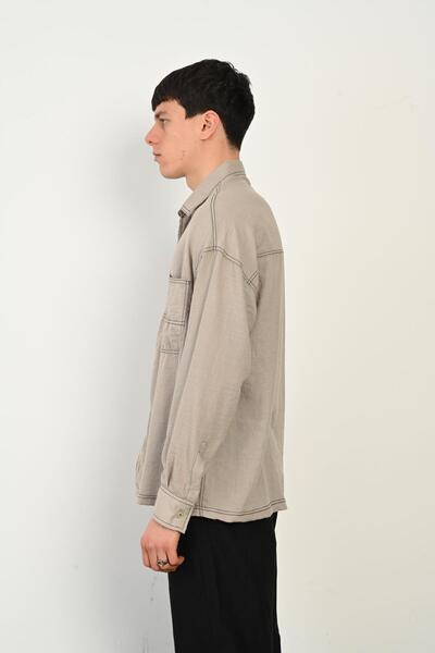 Rocqerx R-3965 Подвійні кишені, детально опрацьований комір, довгі рукави