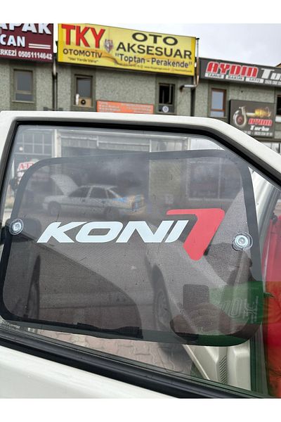 TKY 'KONI' Printed Side Glass Curtain Accessory - Suitable for All Cars